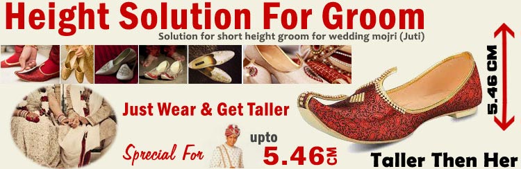 Height Solution For Groom